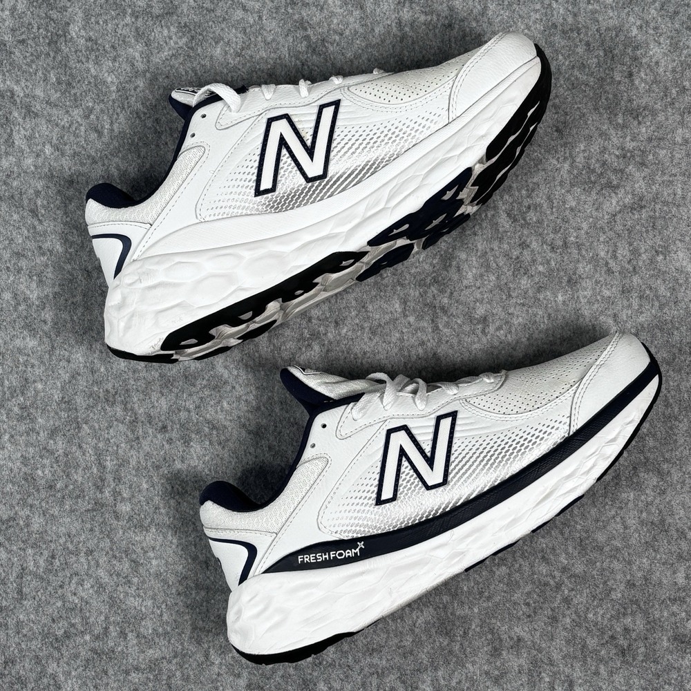 New Balance Mens Fresh Foam X 840v1 Sneakers US 12.5 2E Wide White EUC
